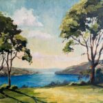 Image of the painting Skaneateles Lake by D. Learn