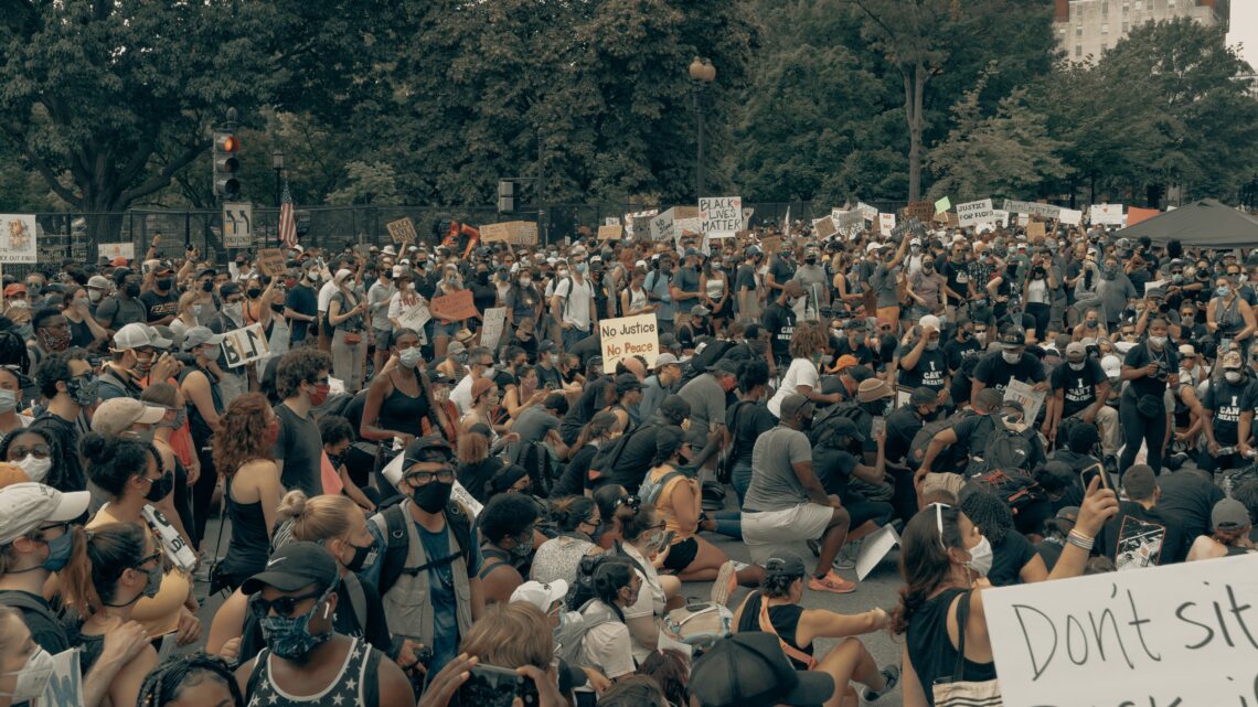 Photo of BLM protest, by Clay Banks on Unsplash