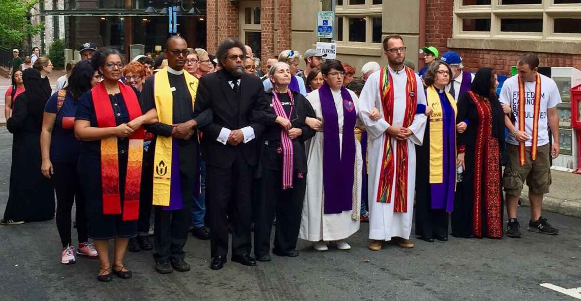 photo of left-leaning Christian interfaith group